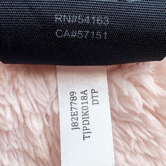 vintage Tommy Hilfiger Zip-Front Fleece Bomber Jacket Womens M Beige - Picture 11 of 13